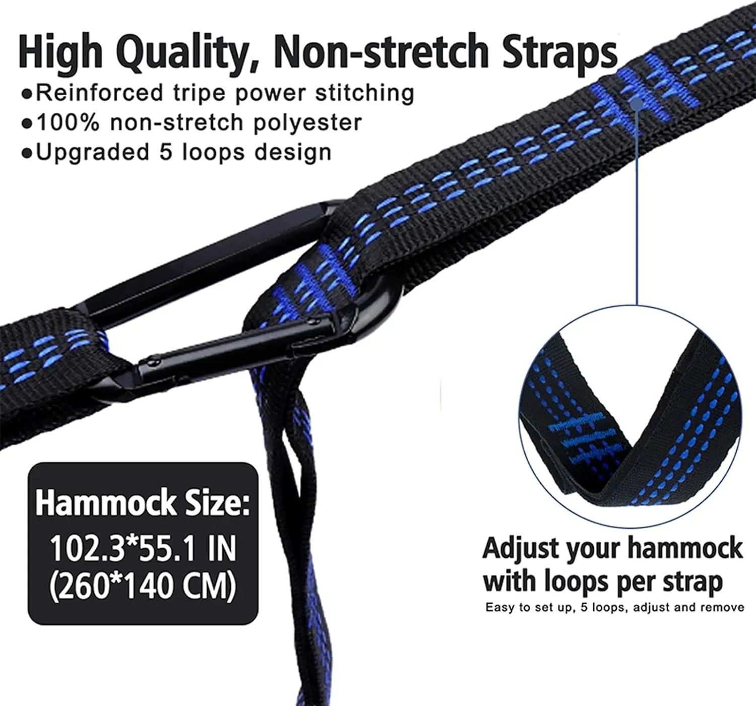 Hammocks Hammock Double Camping Hammock with Tree Strap Lightweight Portable 210T Nylon Hammock Swing Chair for Outdoor Hiking Travel Hammocks for Outside