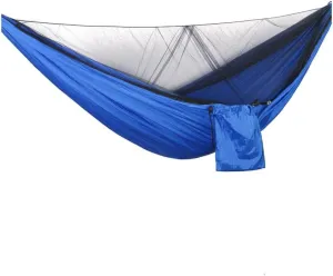 Hammocks Mosquito Net Automatic Quick Opening Anti-Mosquito Hammock Outdoor Double Parachute Mosquito Net Hammock Camping Hammocks(D)