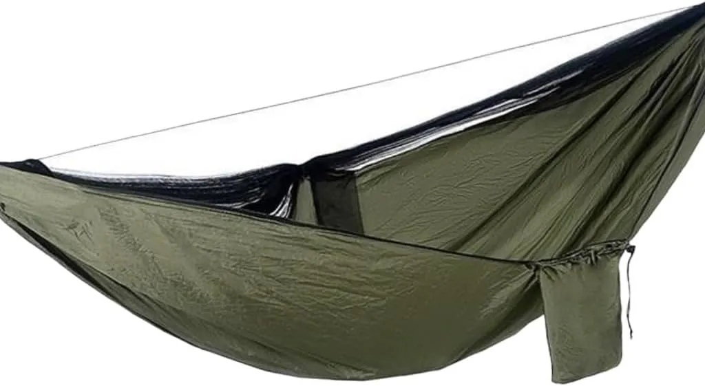 Hammocks Mosquito Net Automatic Quick Opening Anti-Mosquito Hammock Outdoor Double Parachute Mosquito Net Hammock Camping Hammocks(D)