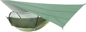 Hammocks Outdoor Anti-Mosquito Hammock Automatic Quick Opening with Mosquito Net Parachute Cloth Single Double Camping Hammocks(C)