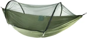 Hammocks Outdoor Anti-Mosquito Hammock Automatic Quick Opening with Mosquito Net Parachute Cloth Single Double Portable Camping Hammocks(Green)