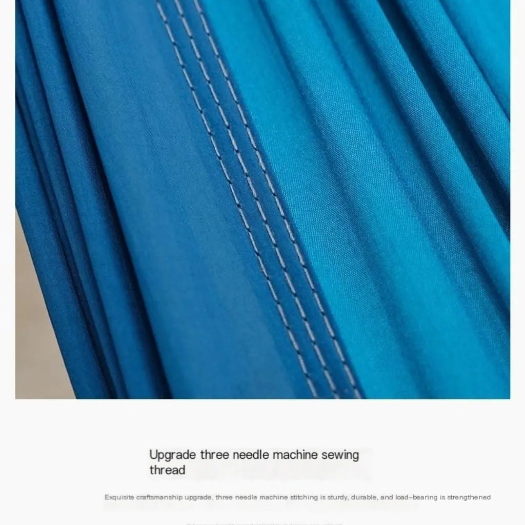 Hammocks Outdoor Camping Parachute Nylon Cloth Single Double Outdoor Camping Cycling Indoor Leisure Outdoor Hammock Camping Hammocks(A,B)