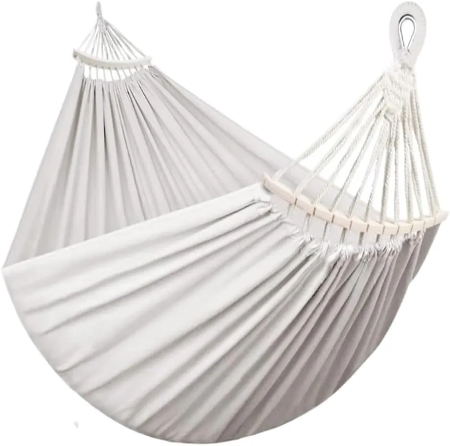 Hammocks Outdoor Canvas Hammock Camping Anti-Rollover Swing Thickened Spot Single Double Duckbill Buckle Hammock Camping Hammocks(I)