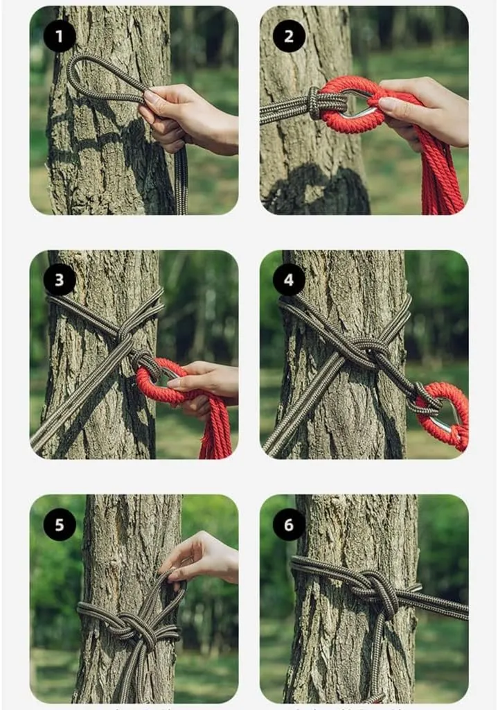 Hammocks Outdoor Hammock Camping Breathable Wear-Resistant Thickened Portable Hammock, 200*100cm, Braun