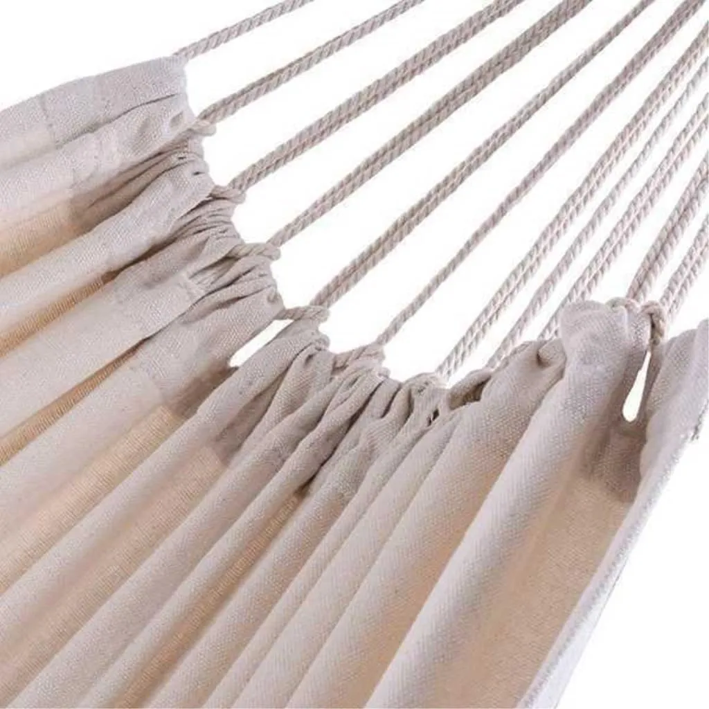 Hammocks Outdoor Hammock Folding Hammock Double Outdoor Leisure Hammock Camping Thick Polyester Cotton Hammock Camping Hammocks