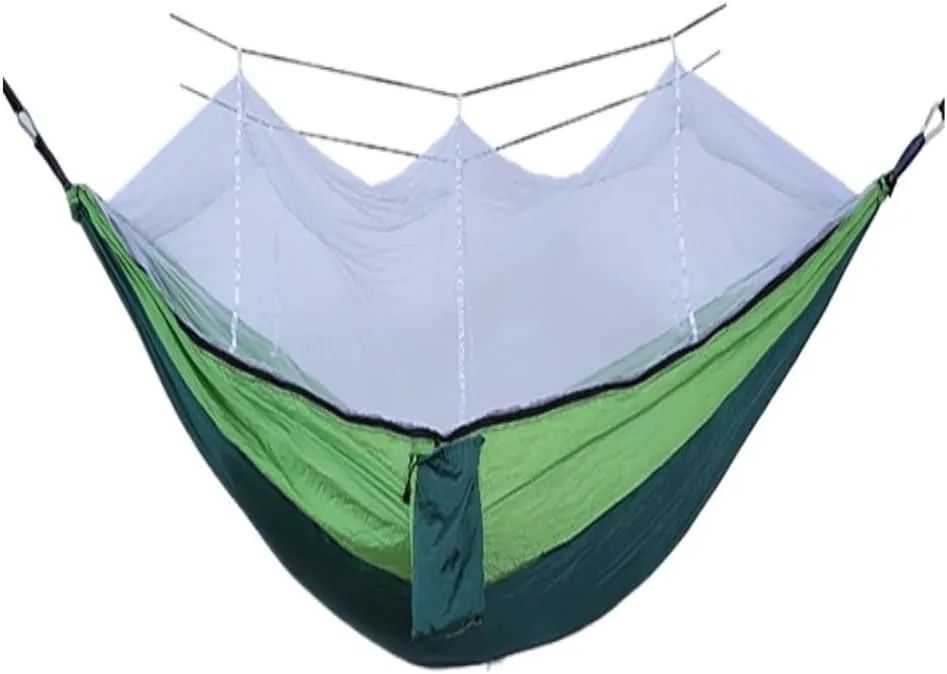 Hammocks Outdoor Portable Camping Single Double Mosquito Net Hammock Anti-Mosquito Camping Mesh Mosquito Net Hammock Camping Hammocks(D)