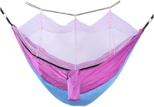 Hammocks Outdoor Portable Camping Single Double Mosquito Net Hammock Anti-Mosquito Camping Mesh Mosquito Net Hammock Camping Hammocks(F)