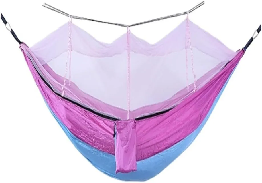 Hammocks Outdoor Portable Camping Single Double Mosquito Net Hammock Anti-Mosquito Camping Mesh Mosquito Net Hammock Camping Hammocks(F)
