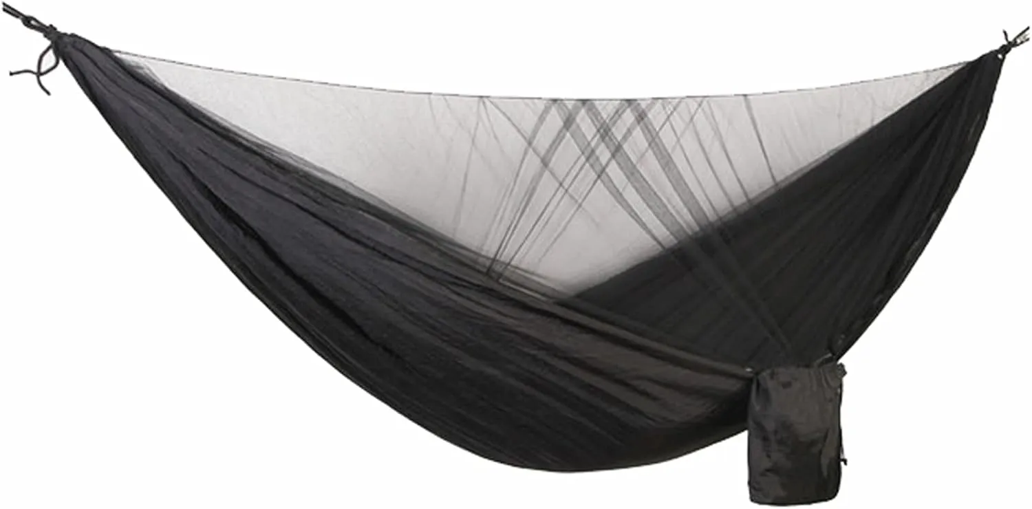 Hammocks Portable Hammock Outdoors Double Camping Hammocks with Mosquito Net Lightweight Parachute Nylon Hammock for Backpacking Hiking Outdoor Hammock