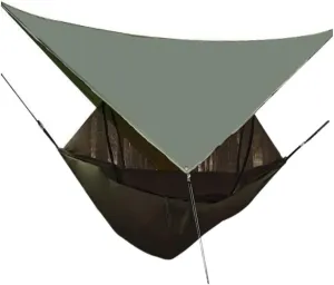 Hammocks Quick-Open Mosquito Net Hammock Outdoor Anti-Rollover Single and Double Outdoor Camping Anti-Mosquito Camping Hammocks(A,C)