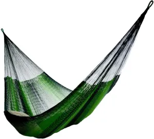 Hammocks Rada Mayan-Made Matrimonial Yucatan Hammock - Two Person - Fits 12.5 to 13 Feet Hammock Stand - Up to 550 Pounds, Two Green - Hanging Bed