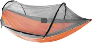 Hamock Outdoor Anti-Mosquito Hammock Automatic Quick Opening with Mosquito Net Parachute Cloth Single Double Hanmock(B)