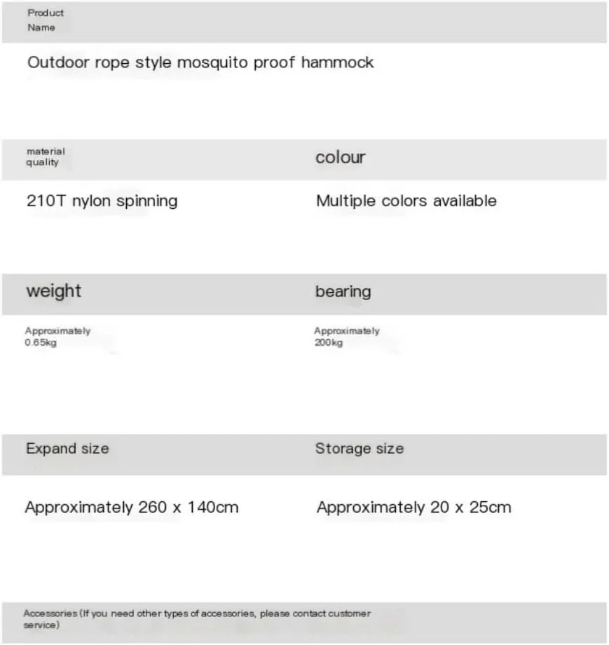 Hamock Outdoor Camping Parachute Hammock with Mosquito Net Anti-Mosquito Nylon Double Camping Portable Hammock Hanmock(Orange)