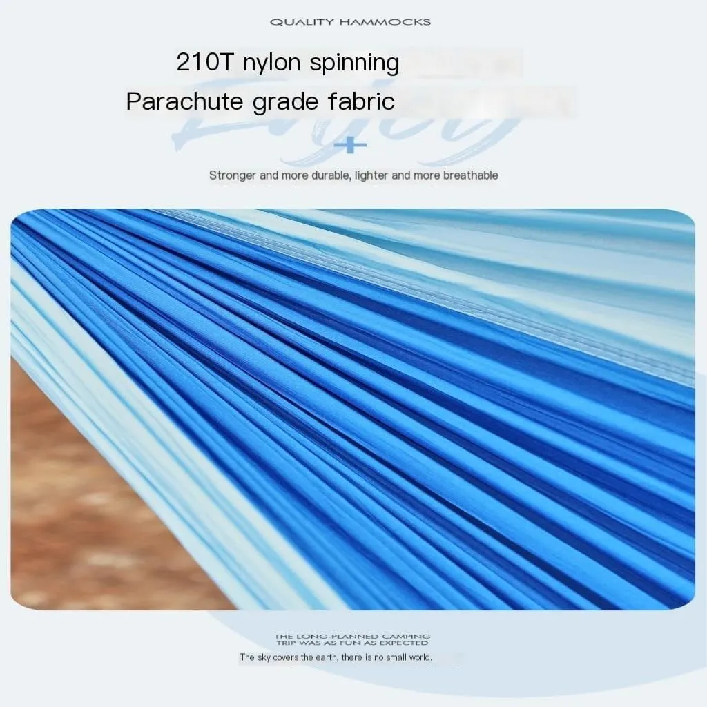 Hamock Outdoor Portable Camping Single Double Mosquito Net Hammock Anti-Mosquito Camping Mesh Mosquito Net Hammock Hanmock(B)