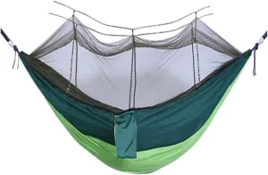 Hamock Outdoor Portable Camping Single Double Mosquito Net Hammock Anti-Mosquito Camping Mesh Mosquito Net Hammock Hanmock(B)