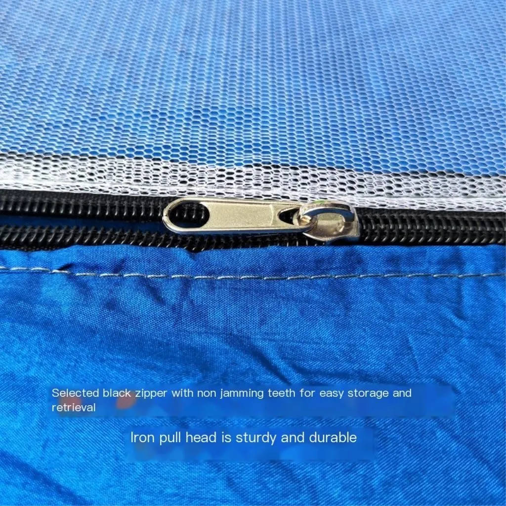 Hamock Quick-Open Mosquito Net Hammock Outdoor Anti-Rollover Single and Double Outdoor Camping Anti-Mosquito Hanmock(Blue)