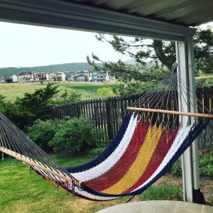 Hanging Mayan Double Hammock for Yard, Bedroom, Porch, Indoor/Outdoor HMK-2211-165