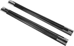 Happyyami 2pcs Fiberglass Tent Pole Replacement Lightweight Tarp Poles for Outdoor Camping Hiking and Backpacking for Tents and Awnings