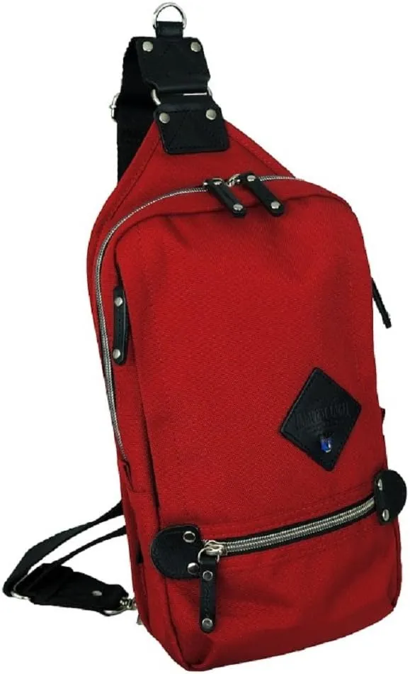 Harvest Label Urban Sling Mono Sling Travel Daypack Backpack Cordura (Red)