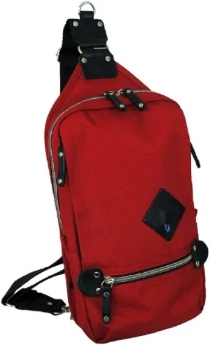 Harvest Label Urban Sling Mono Sling Travel Daypack Backpack Cordura (Red)
