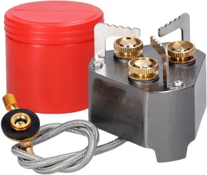High Power 3 Cores Camping Stove 11800W GasBurner Backpacking Stove for Outdoor Cooking Picnic