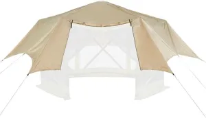 Hike Crew Gazebo Rain Shelter Tarp Compatible with 6-Sided Pop-Up Tent with 6.5ft Panels | Durable Canopy Transforms Your Gazebo into A Waterproof Environment