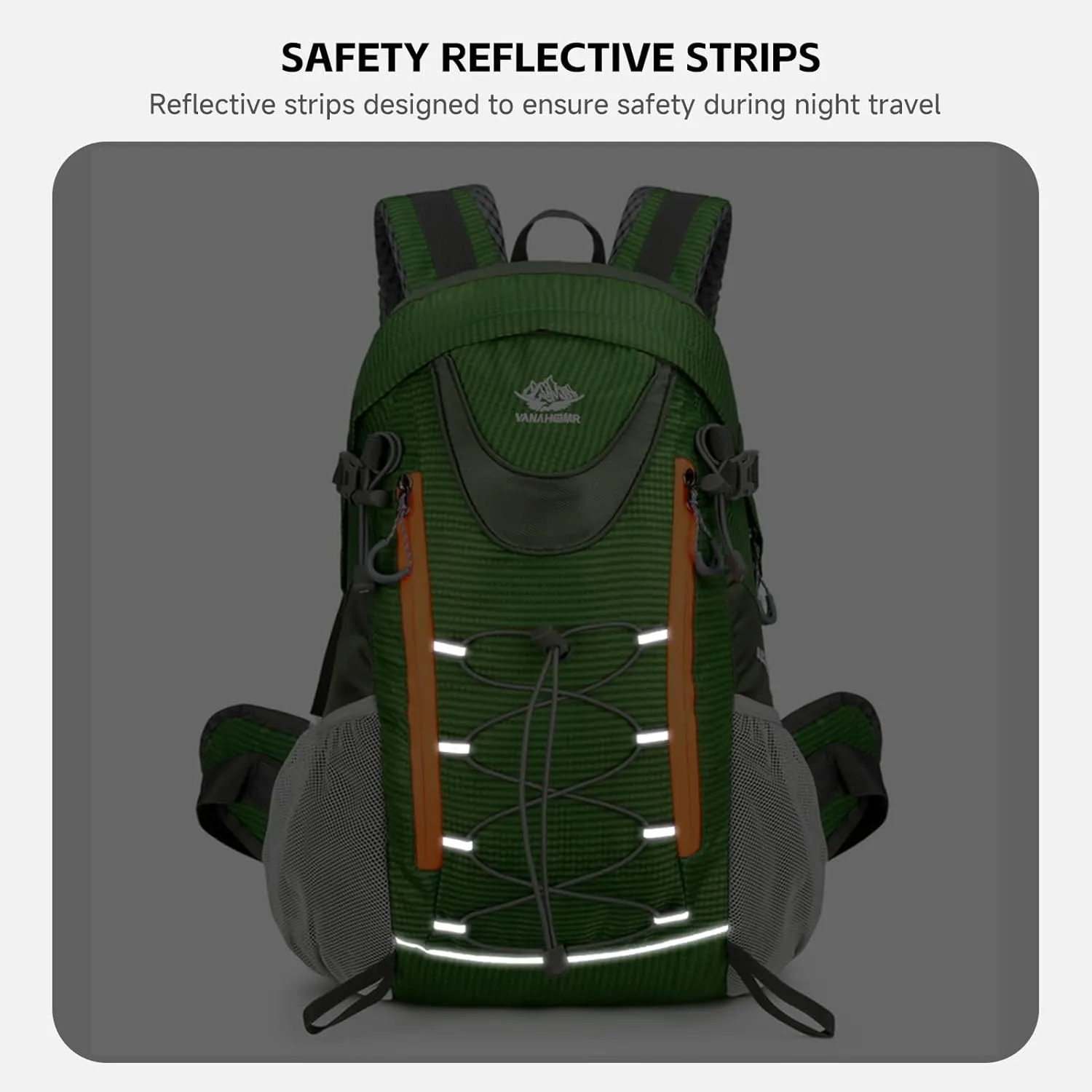 Hiking Travel Backpack 40L Outdoor Water-Repellent Camping Backpack Trekking Backpack Walking Daypack