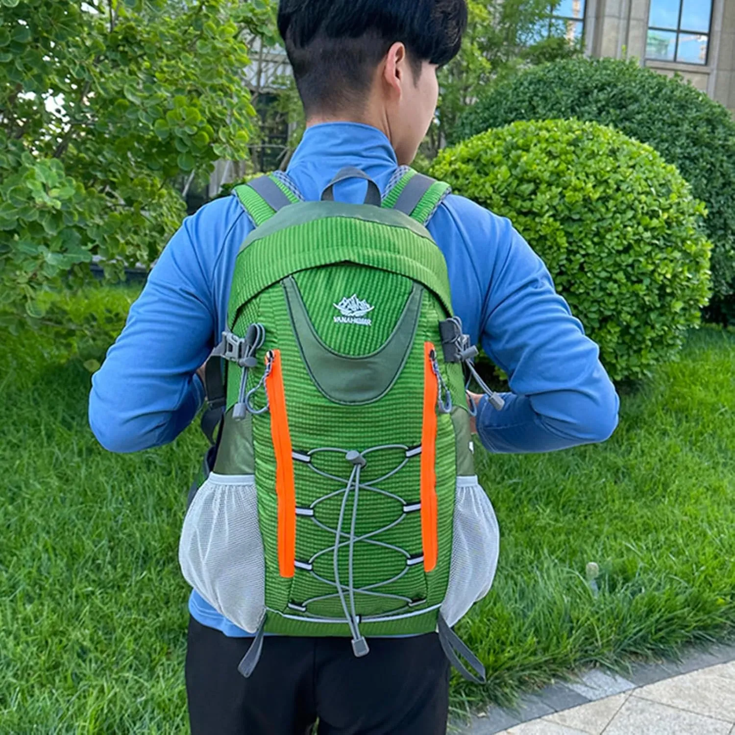 Hiking Travel Backpack 40L Outdoor Water-Repellent Camping Backpack Trekking Backpack Walking Daypack