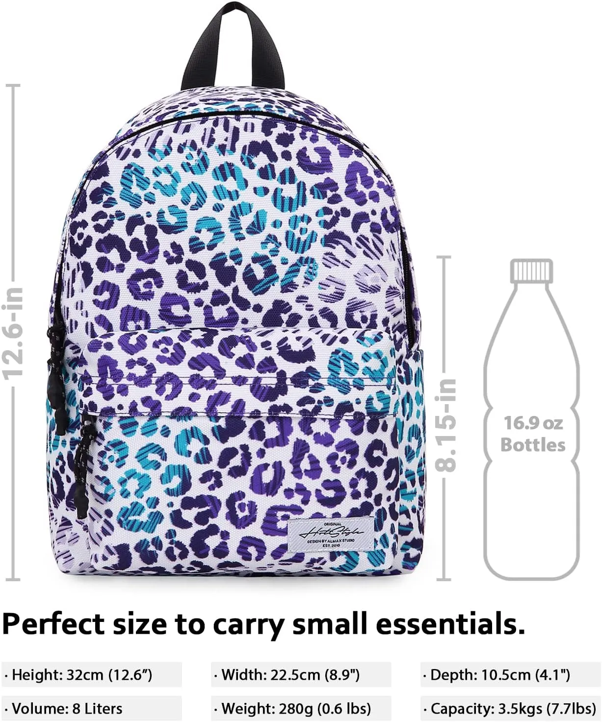 HotStyle SIMPLAY  Mini Backpack, Multiple Colors and Patterns, 8 Litres
