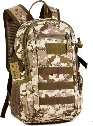 HUNTVP 10L/20L Mini Daypack Military MOLLE Backpack Rucksack Gear Tactical Assault Pack Bag for Hunting Camping Trekking