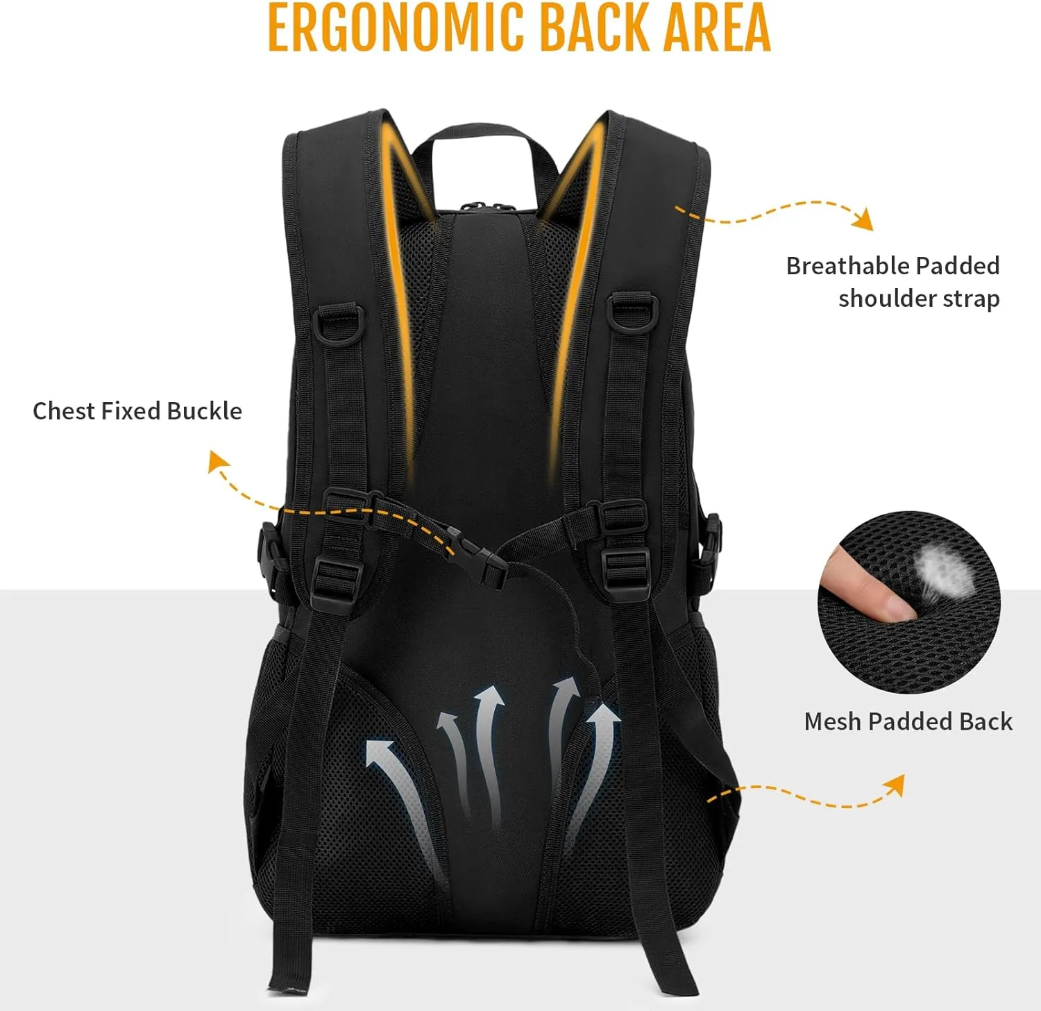 HUNTVP 10L/20L Mini Daypack Military MOLLE Backpack Rucksack Gear Tactical Assault Pack Bag for Hunting Camping Trekking