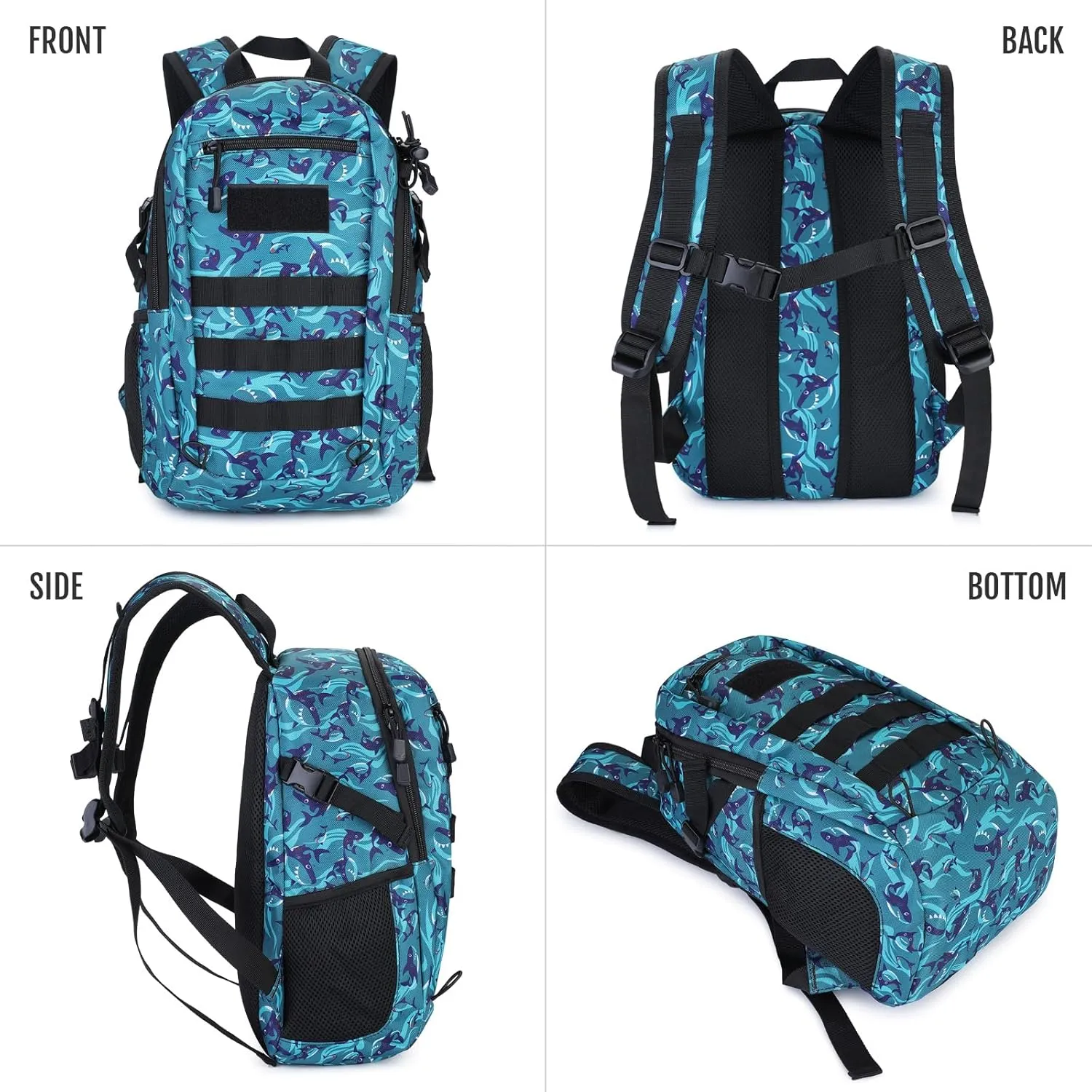 HUNTVP 10L/20L Mini Daypack Military MOLLE Backpack Rucksack Gear Tactical Assault Pack Bag for Hunting Camping Trekking