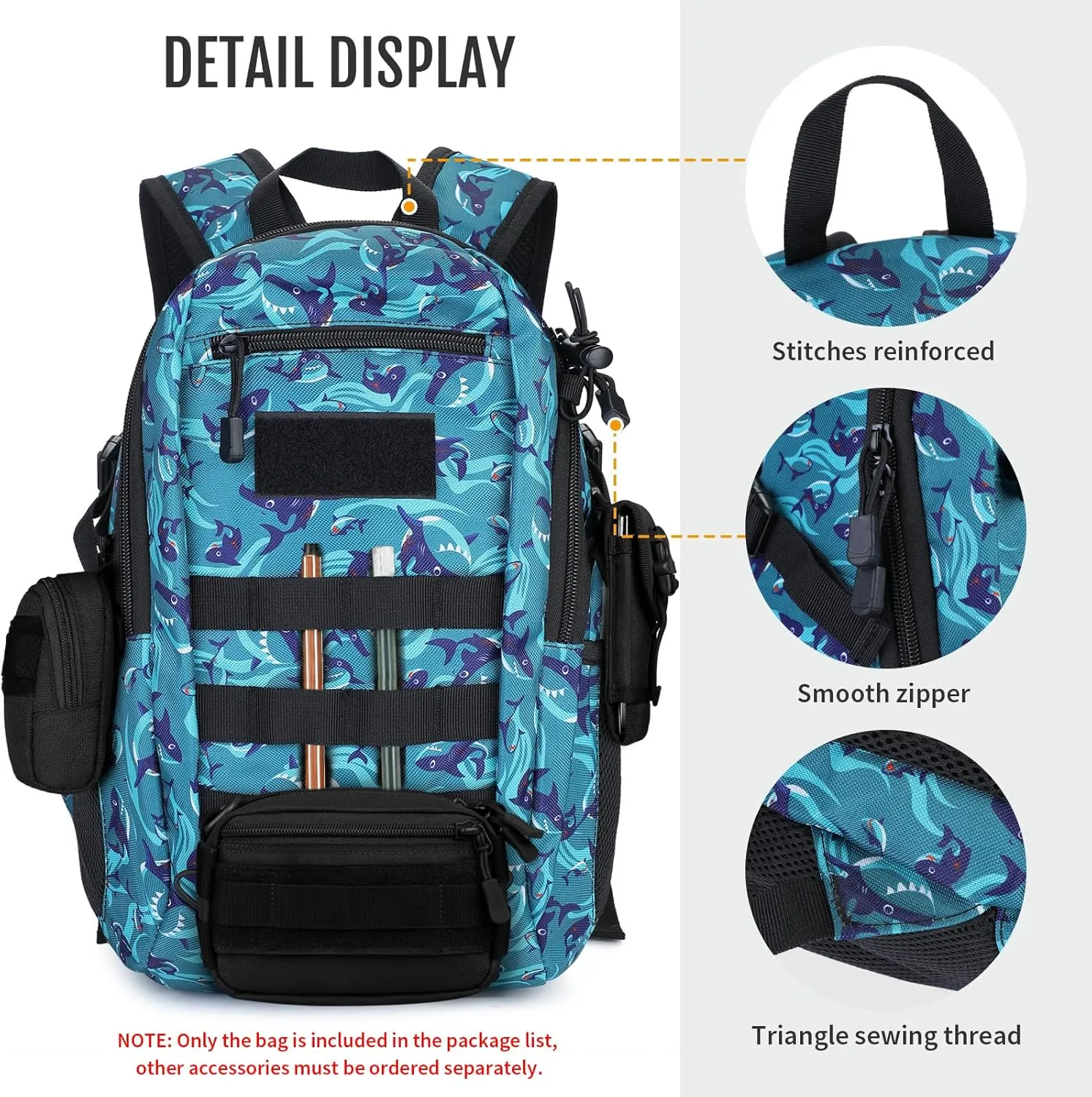 HUNTVP 10L/20L Mini Daypack Military MOLLE Backpack Rucksack Gear Tactical Assault Pack Bag for Hunting Camping Trekking