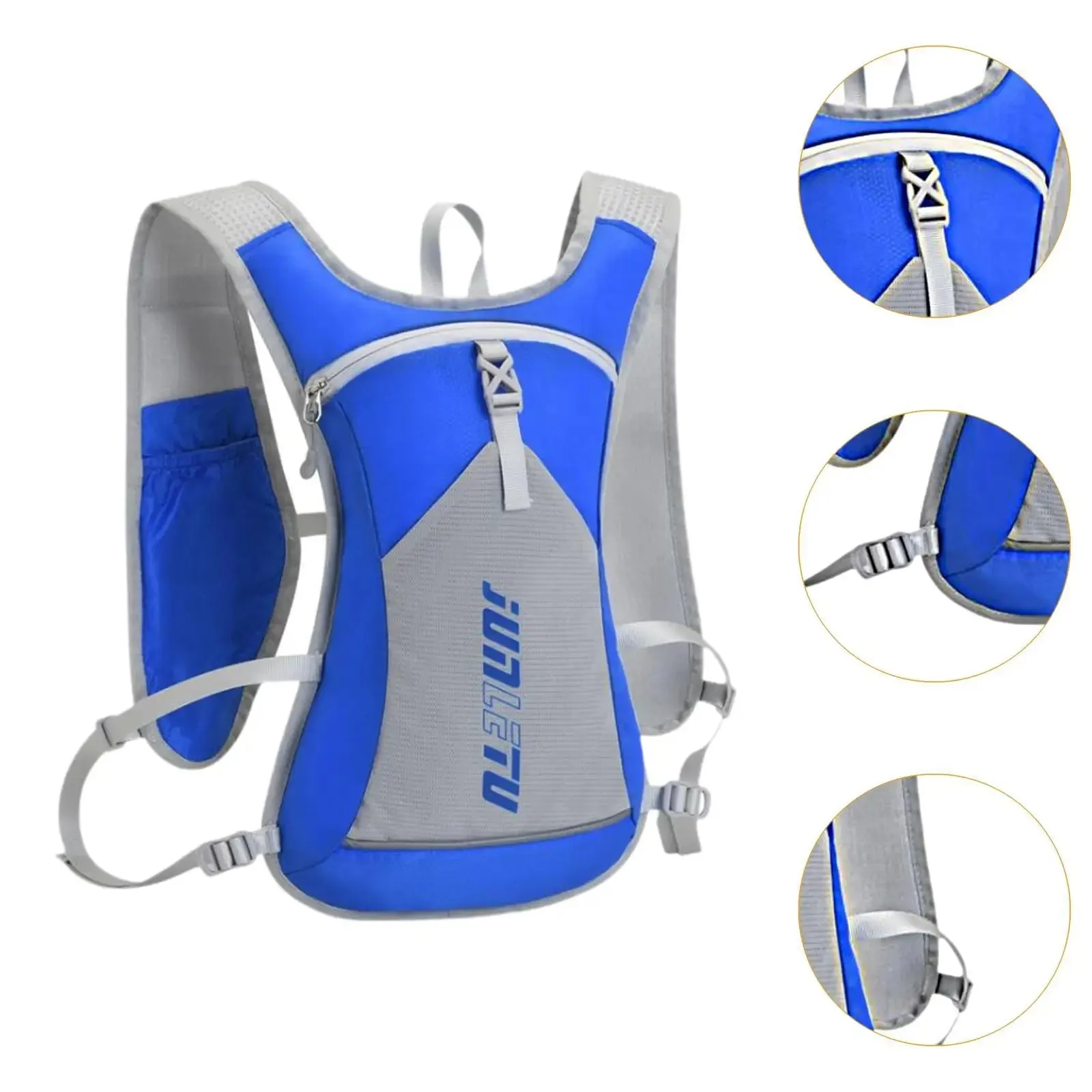 Hydration Pack Hydration Backpack Reflective Water Bladder Bag Storage Bag for Riding Hiking Camping Biking Mountain Climbing