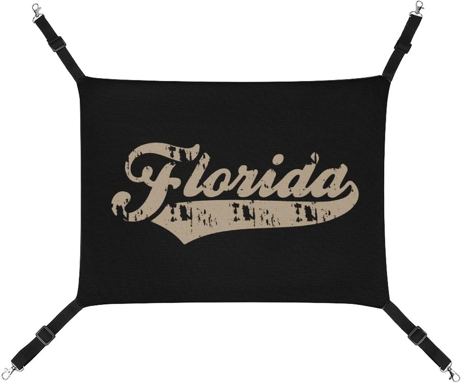 I Love Florida Hanging Cat Bed Soft Breathable Pet Hammock for Cage Pet Sleeper for Kitten Ferret Puppy Rabbit