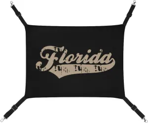 I Love Florida Hanging Cat Bed Soft Breathable Pet Hammock for Cage Pet Sleeper for Kitten Ferret Puppy Rabbit