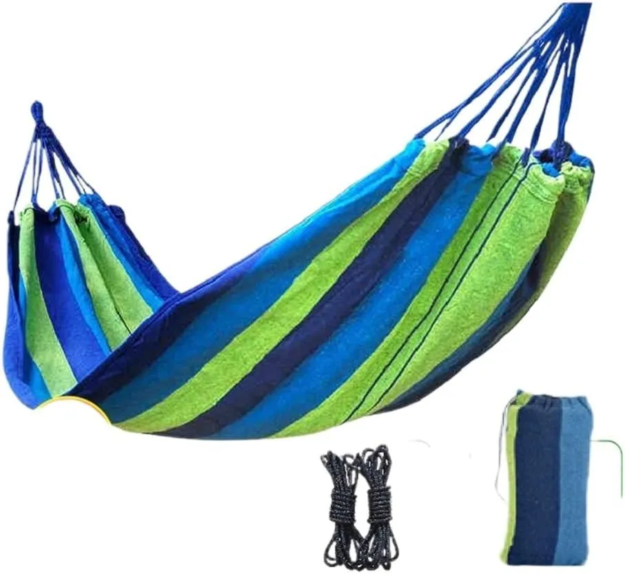 Indoor Hammock Chairs Outdoor Camping Canvas Hammock Outdoor Supplies Hammock Double Thick Camping Hammock Parachute Hammock Hanging hammocks