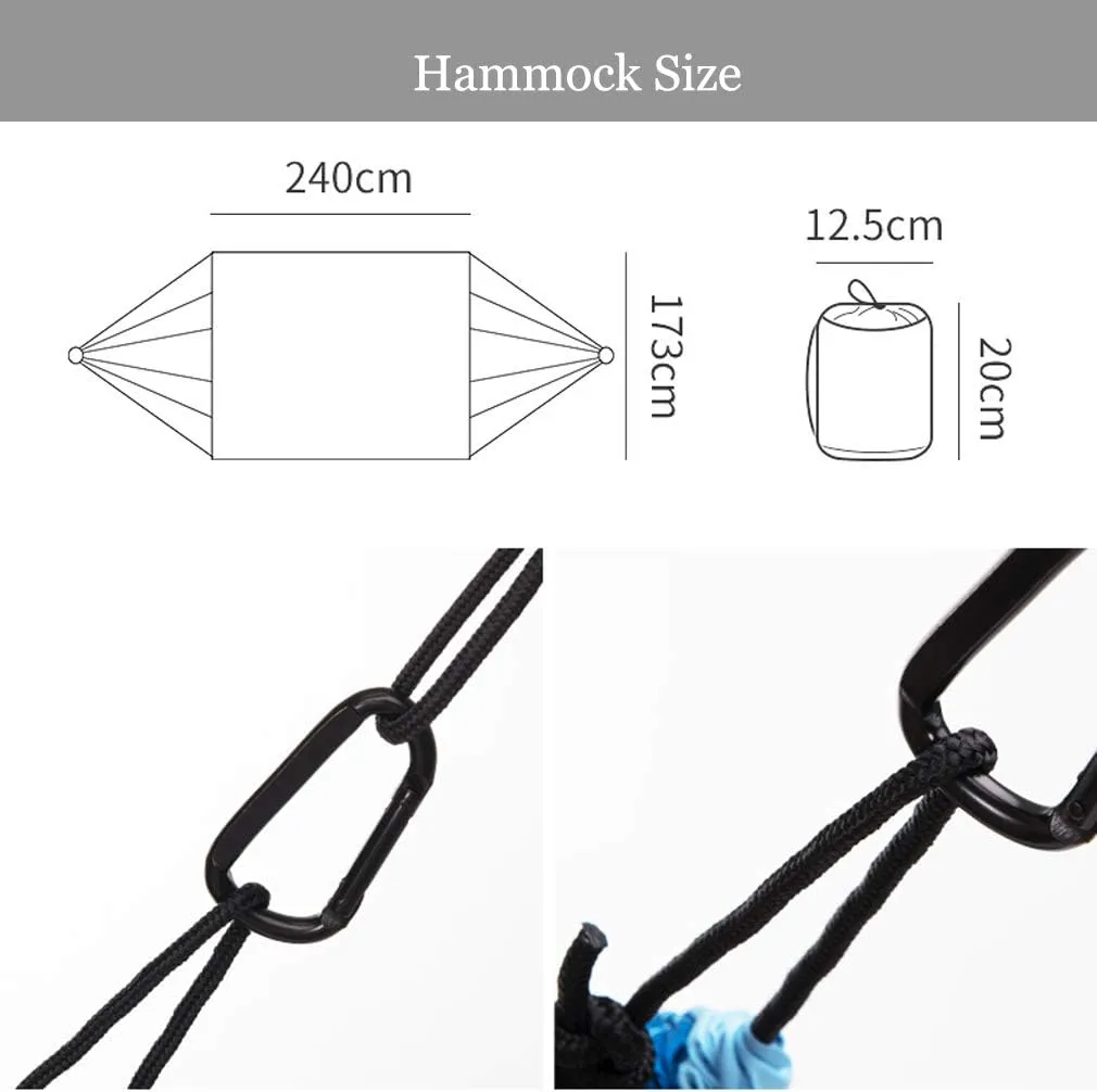Inflatable Hammock Single & Double Weekend Family Park Hanging Swing Bed Portable Outdoor Camping Hammock Swing Hanging Chair