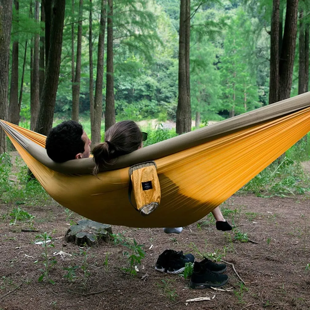 Inflatable Hammock Single & Double Weekend Family Park Hanging Swing Bed Portable Outdoor Camping Hammock Swing Hanging Chair