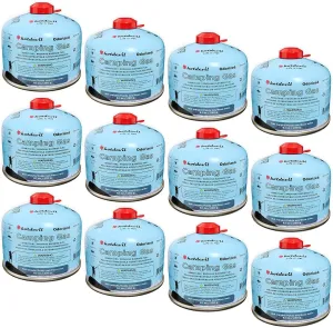 Isobutane Fuel Canister 230 Gram Camping Stove Fuel Butane Propane Blend Isobutane Fuel Canister Camping Fuel Gas Canister Suitable for All Seasons Efficient and High Output 8.1oz(12 Packs)