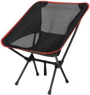 JHUS Camping Chair with Storage Bag, Black Camping Chairs Camping-Chairs Patio Furniture Outdoor Furniture Camping Accessories Patio Chairs Camping Gear Camping Chair Folding Chair Outdoor chai