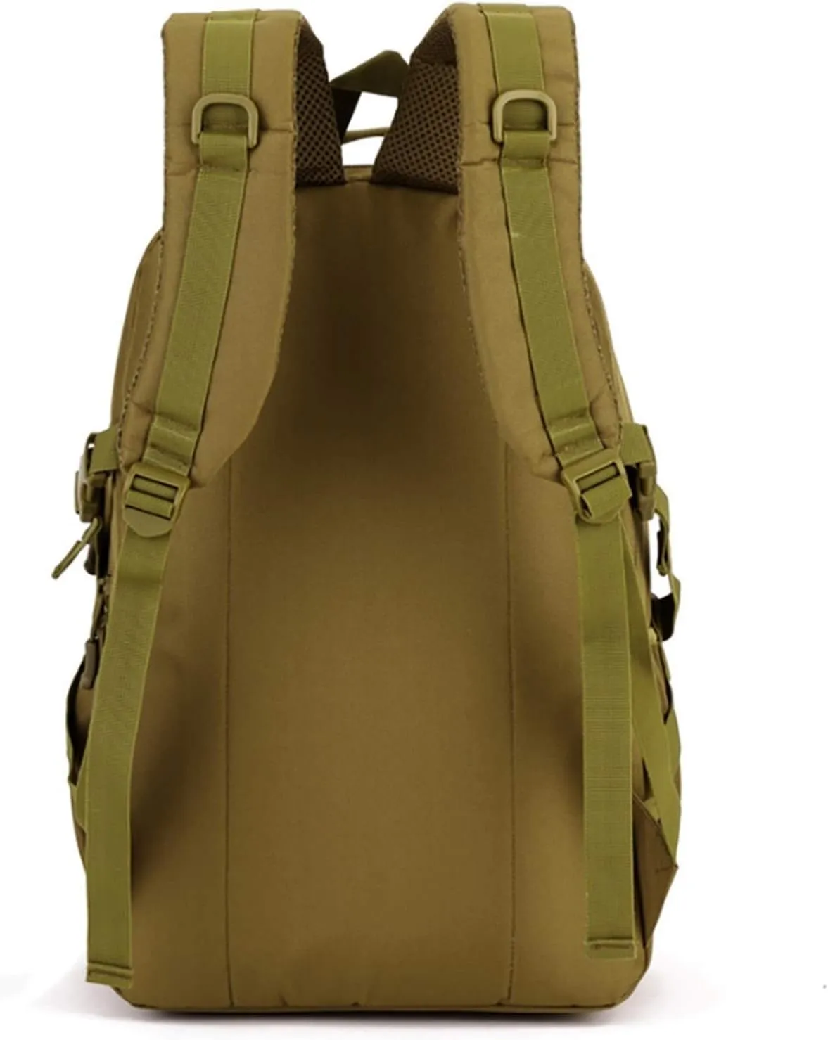 Jungle Leopard 40L Military Rucksack Backpack for Men Hiking Backpack Riding Knapsack Bag Book Student Satchel(S405-40-Khaki)