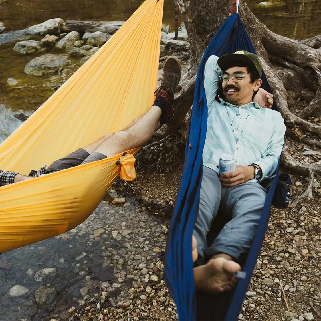 Kammok Roo Single Hammock with Stuff Sack | Waterproof Ripstop Nylon and Lightweight