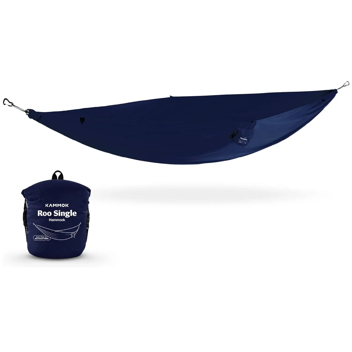 Kammok Roo Single Hammock with Stuff Sack | Waterproof Ripstop Nylon and Lightweight