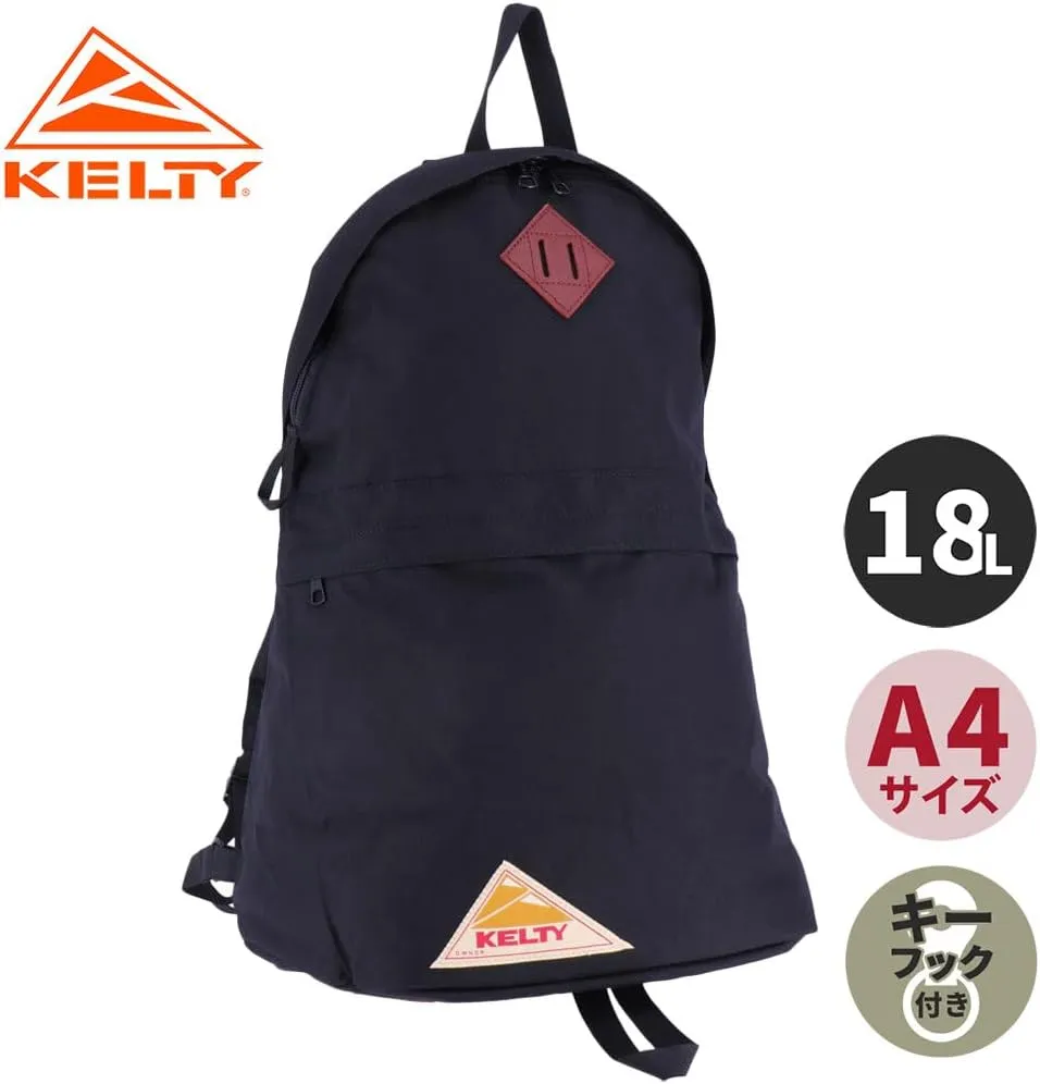 Kelti 2591918 Men's Day Pack Backpack, Capacity: 4.8 gal (18 L), Black