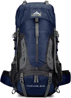 kingsea 70L Large Camping Hiking Backpack, Lightweight Nylon Trekking Rucksack,For Men Women Outdoor Large Capacity Sports Mountaineering Backpack Climbing Travel Waterproof Daypack