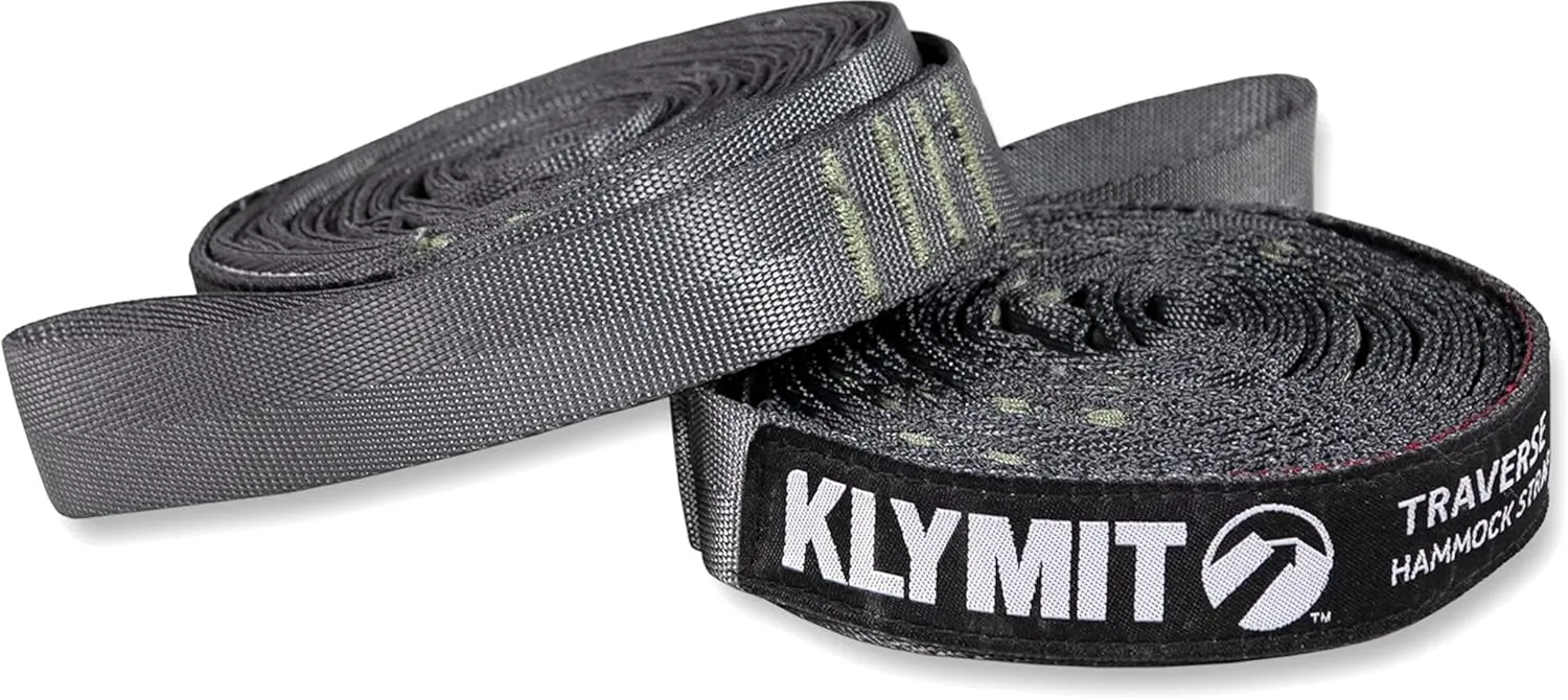 Klymit Single Traverse Hammock, Portable Hammock for Camping, Green