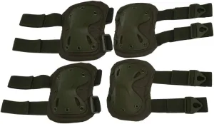Knee And Elbow Pads Adult, Adult Knee Pads And Elbow Pads Set 3D Design 4 Pcs Outdoor Kneepad Elbow Support Cycling Leg Protect Equipment for Field Game, Mountain Climbing