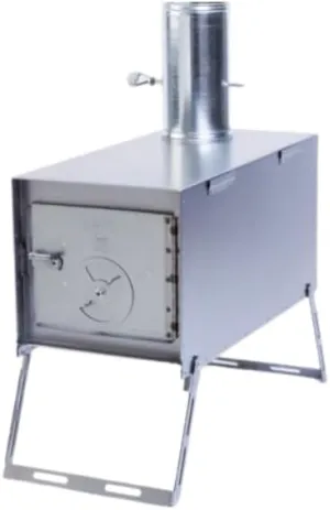 Kni-Co Packer Portable Wood Burning Camp Stoves | Lightweight Wall Tent Camping Stove | Cook Top Wood Stove