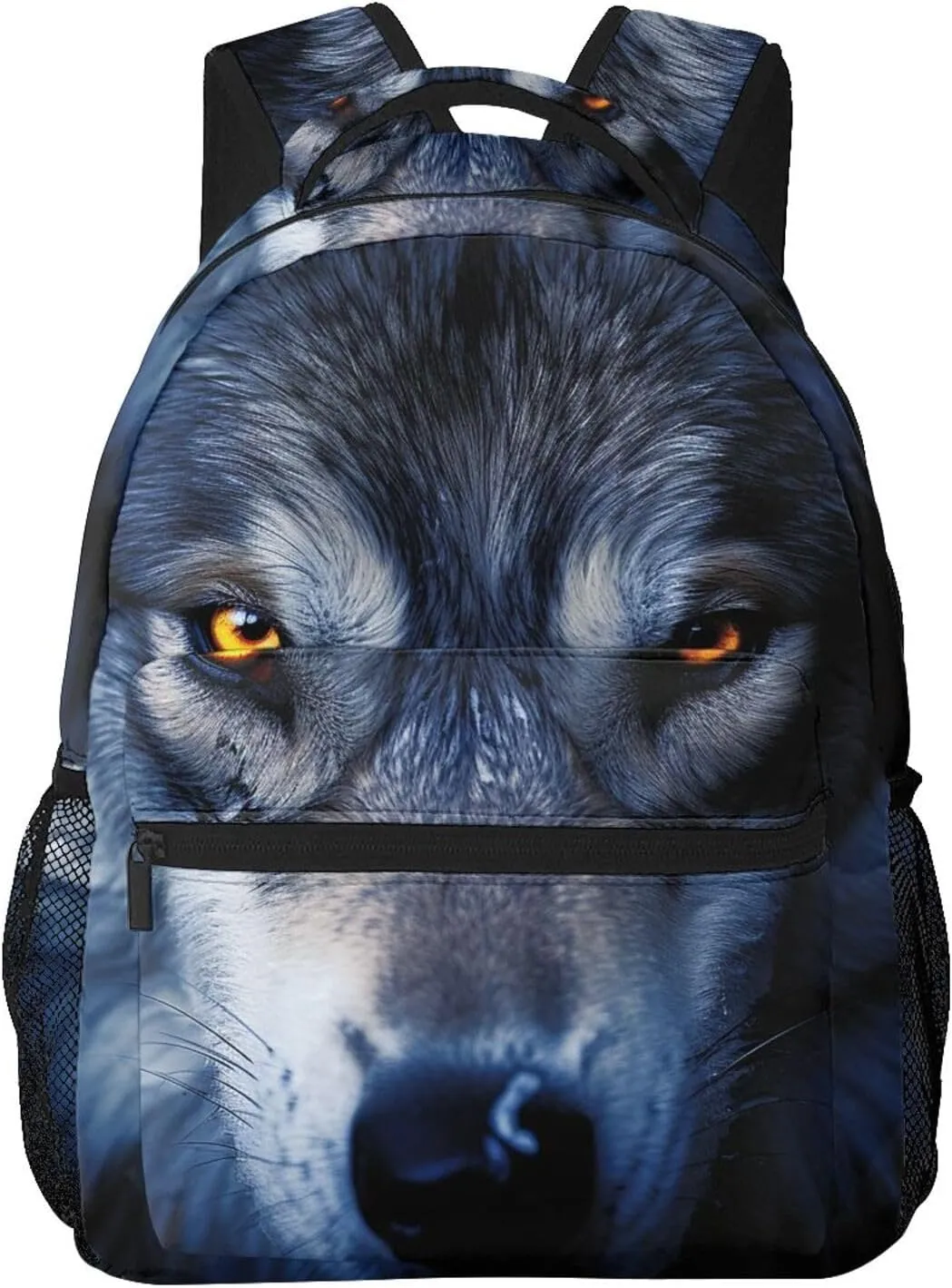 Laptop Backpack Lightweight Daypack for Men Women Wolf eyes Backpack Laptop Bag for Travel Hiking